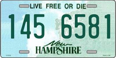 NH license plate 1456581