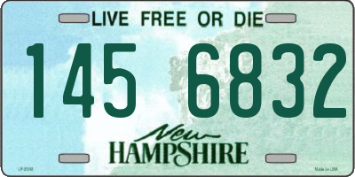 NH license plate 1456832