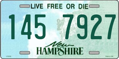 NH license plate 1457927