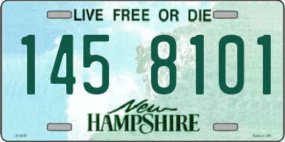 NH license plate 1458101