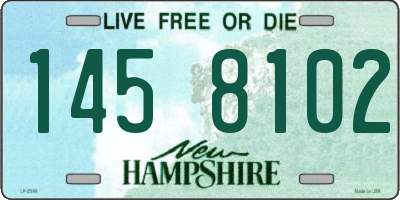 NH license plate 1458102