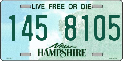 NH license plate 1458105