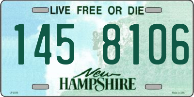 NH license plate 1458106