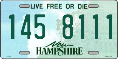 NH license plate 1458111