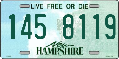 NH license plate 1458119