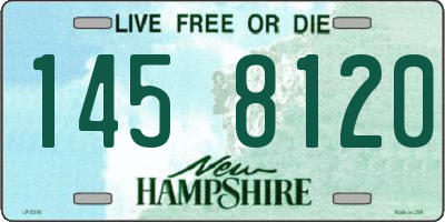 NH license plate 1458120