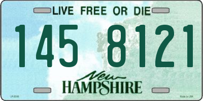 NH license plate 1458121