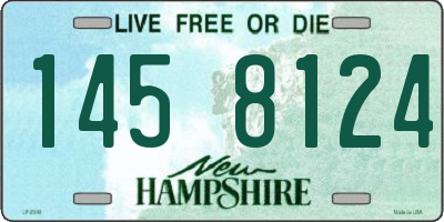 NH license plate 1458124