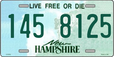 NH license plate 1458125