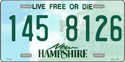 NH license plate 1458126
