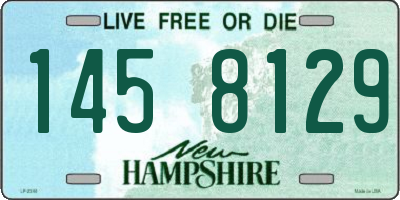 NH license plate 1458129