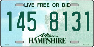 NH license plate 1458131