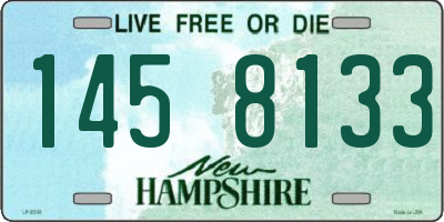 NH license plate 1458133