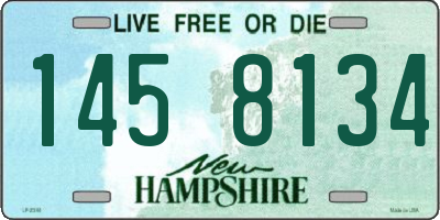 NH license plate 1458134