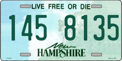 NH license plate 1458135