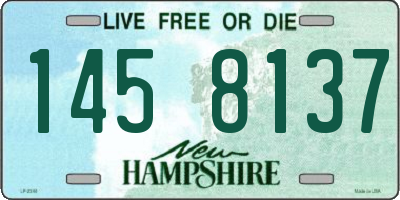 NH license plate 1458137