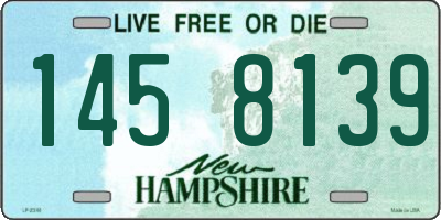 NH license plate 1458139