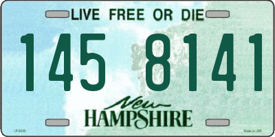 NH license plate 1458141