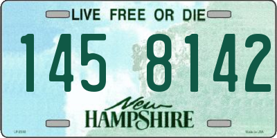 NH license plate 1458142