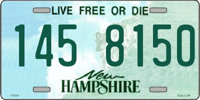 NH license plate 1458150