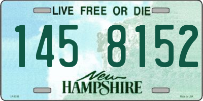 NH license plate 1458152