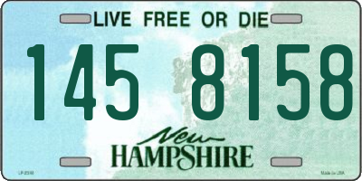 NH license plate 1458158