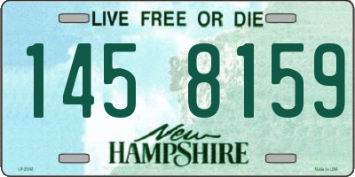 NH license plate 1458159