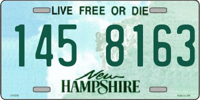 NH license plate 1458163