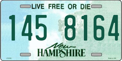 NH license plate 1458164