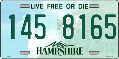 NH license plate 1458165
