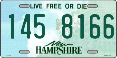 NH license plate 1458166