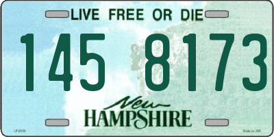 NH license plate 1458173
