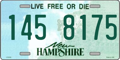 NH license plate 1458175