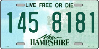 NH license plate 1458181