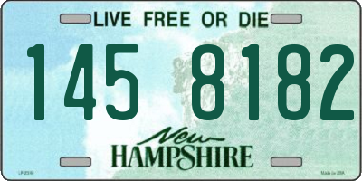 NH license plate 1458182