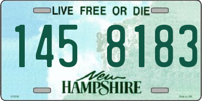 NH license plate 1458183
