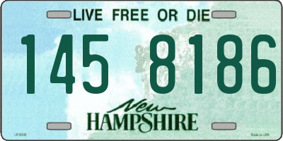NH license plate 1458186