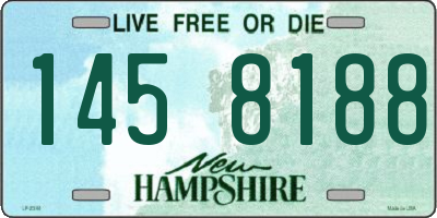 NH license plate 1458188