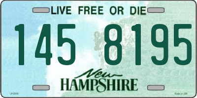 NH license plate 1458195