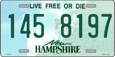 NH license plate 1458197