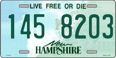 NH license plate 1458203