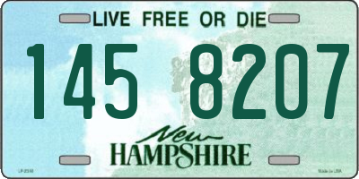 NH license plate 1458207
