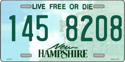 NH license plate 1458208