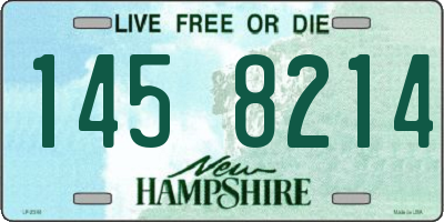 NH license plate 1458214