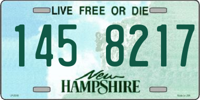 NH license plate 1458217