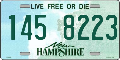 NH license plate 1458223