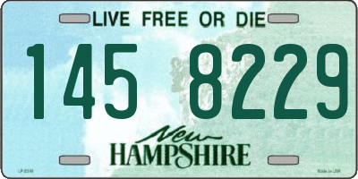 NH license plate 1458229