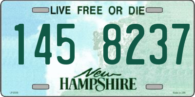NH license plate 1458237