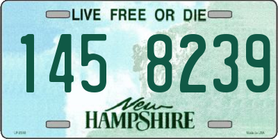 NH license plate 1458239