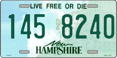 NH license plate 1458240